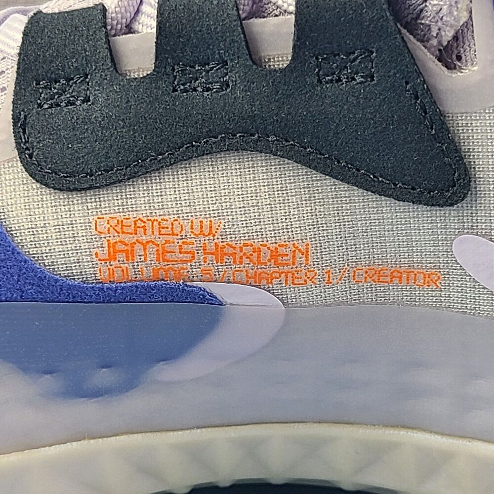 Adidas Basketball Shoes Mens Size 10 Harden Vol 5 Futurenatural Purple H69009 - Picture 9 of 14